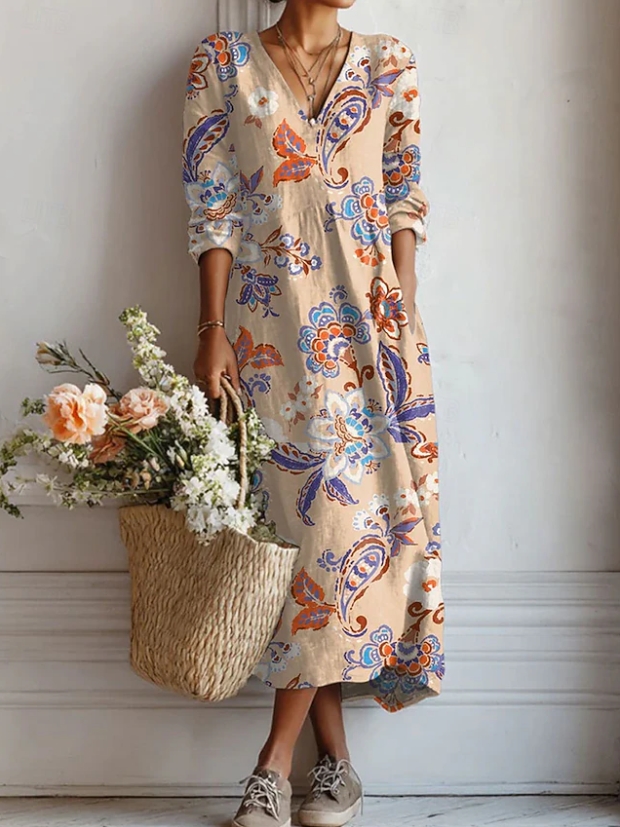 Coralie | Robe longue bohème