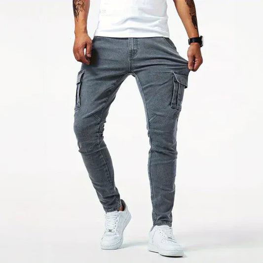 Jean en denim Theo Cargo