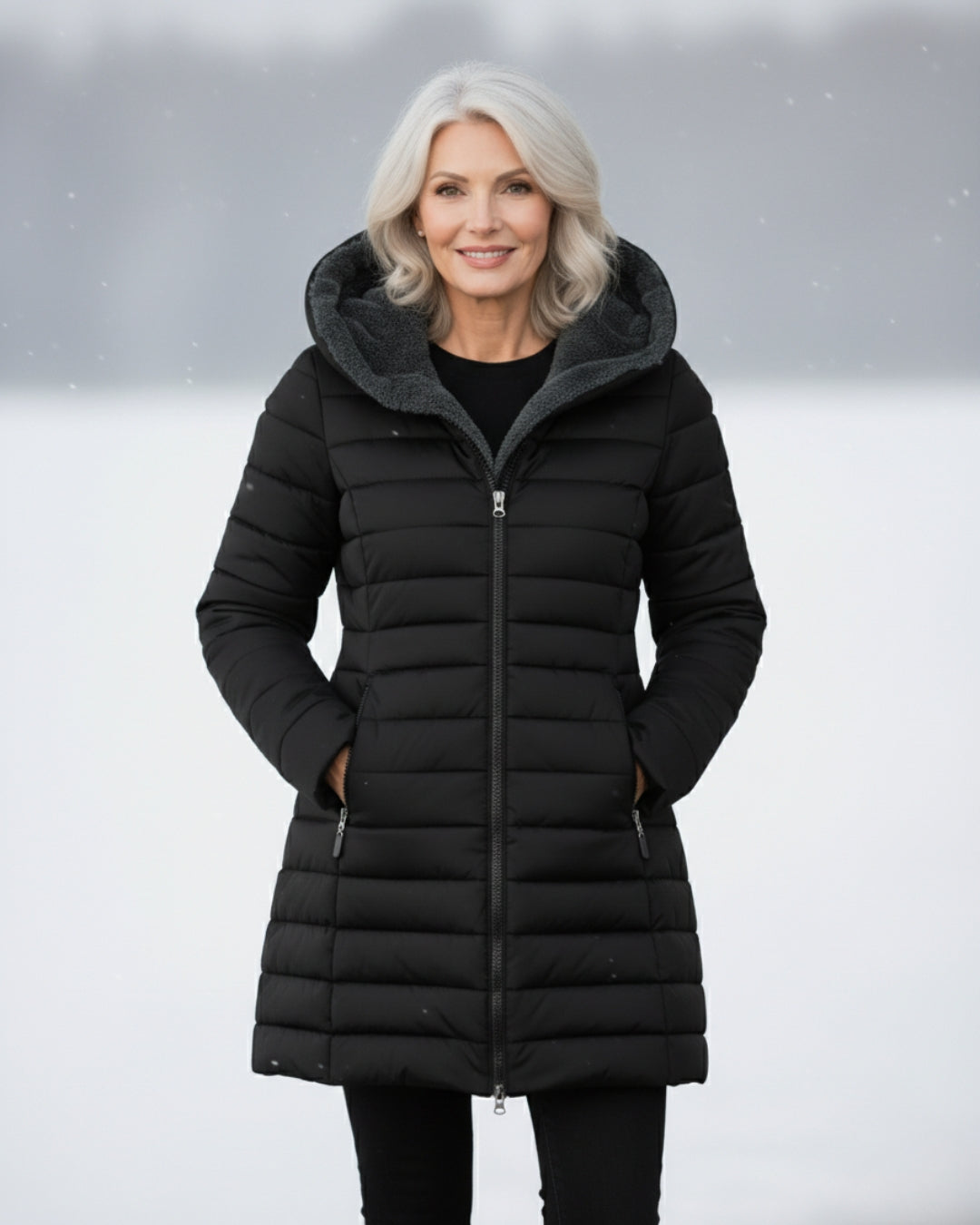 Marguerite™ — Veste matelassée chaude confortable élégante