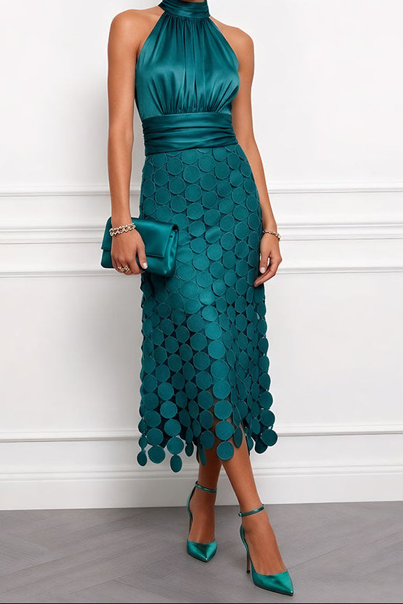 Céline | Robe midi élégante pour les cérémonies