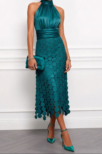 Céline | Robe midi élégante pour les cérémonies