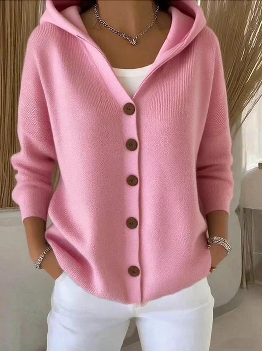 Charlotte | Veste en maille à capuche