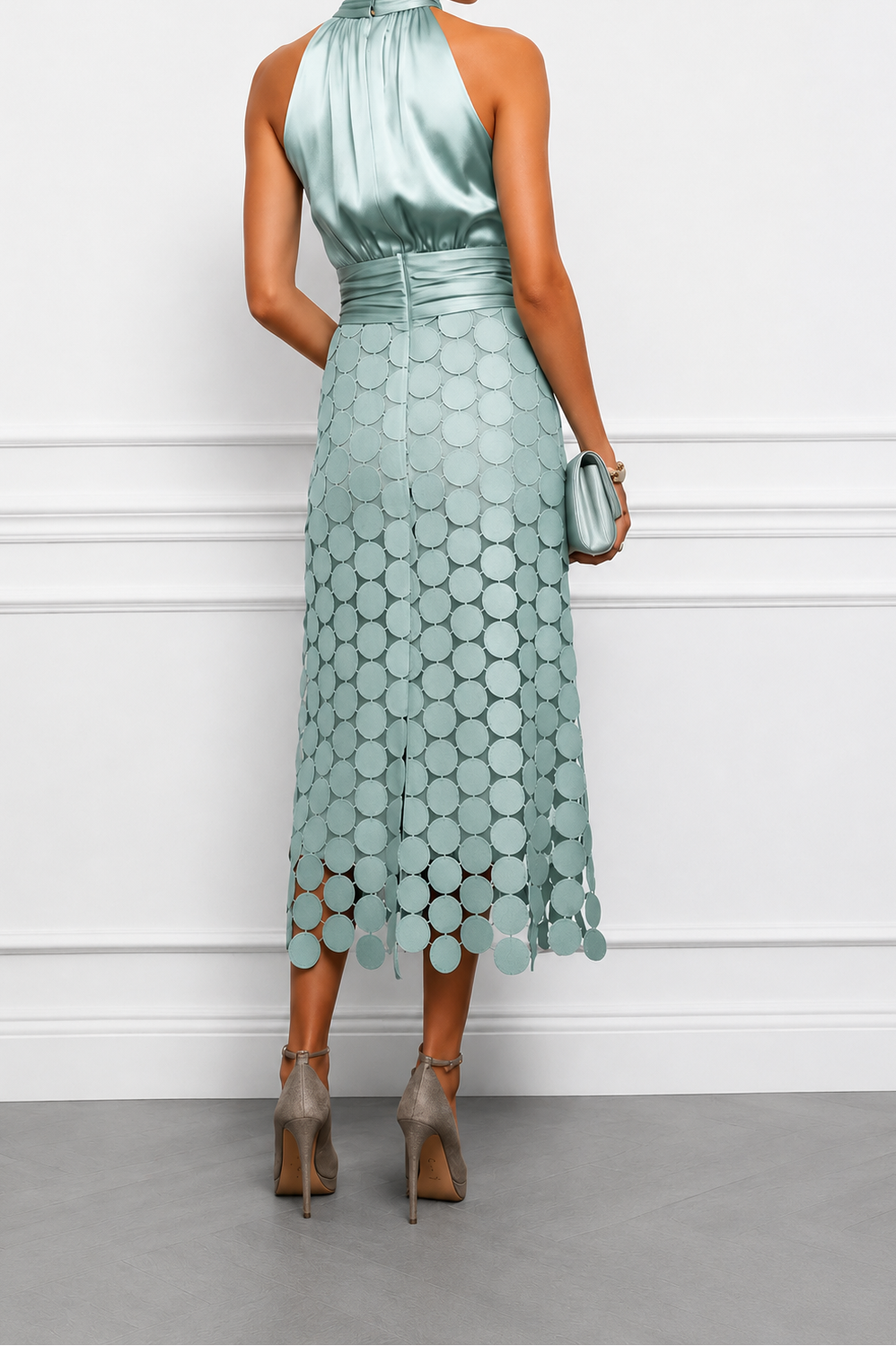 Céline | Robe midi élégante pour les cérémonies