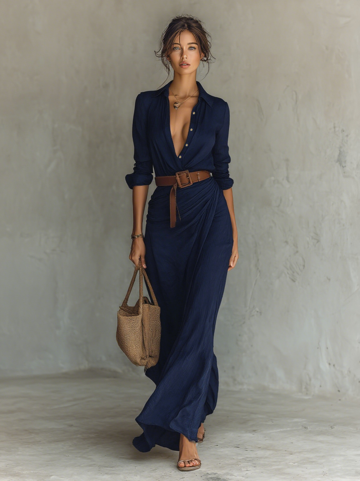 Irène | Robe Maxi Imperial Chic