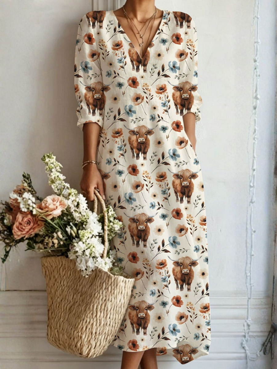 Fanny | Robe longue bohème