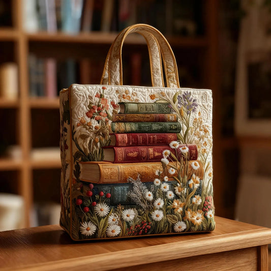 Sac artisanal rembourré - Motif floral