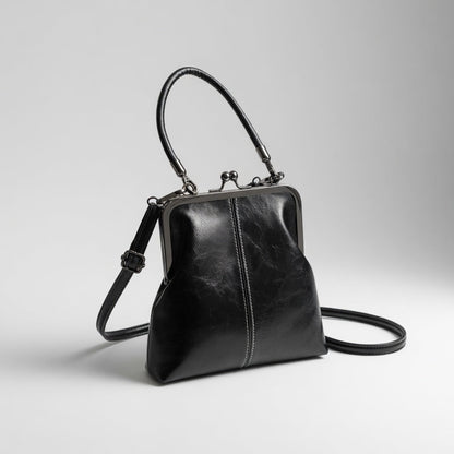 Honorine™ — Sac à main rétro fermoir clip élégance parisienne
