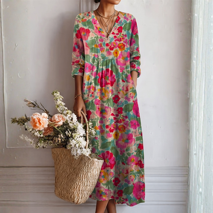 Noémie | Robe à fleurs élégante