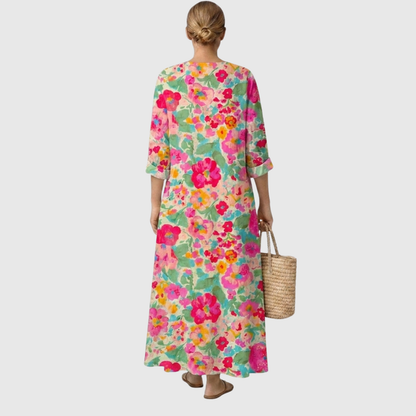 Noémie | Robe à fleurs élégante