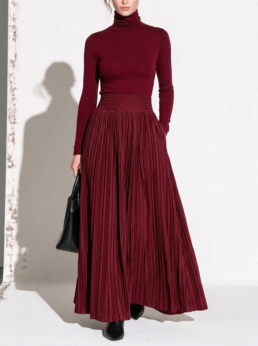 Alessia | Robe Maxi Taille Haute