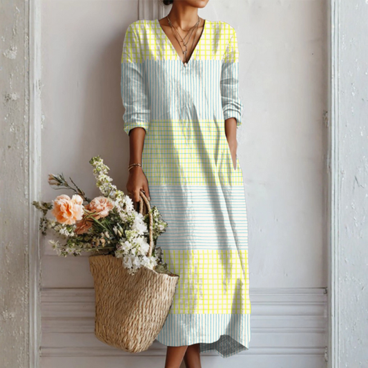 Irène | Robe en lin Élégance naturelle
