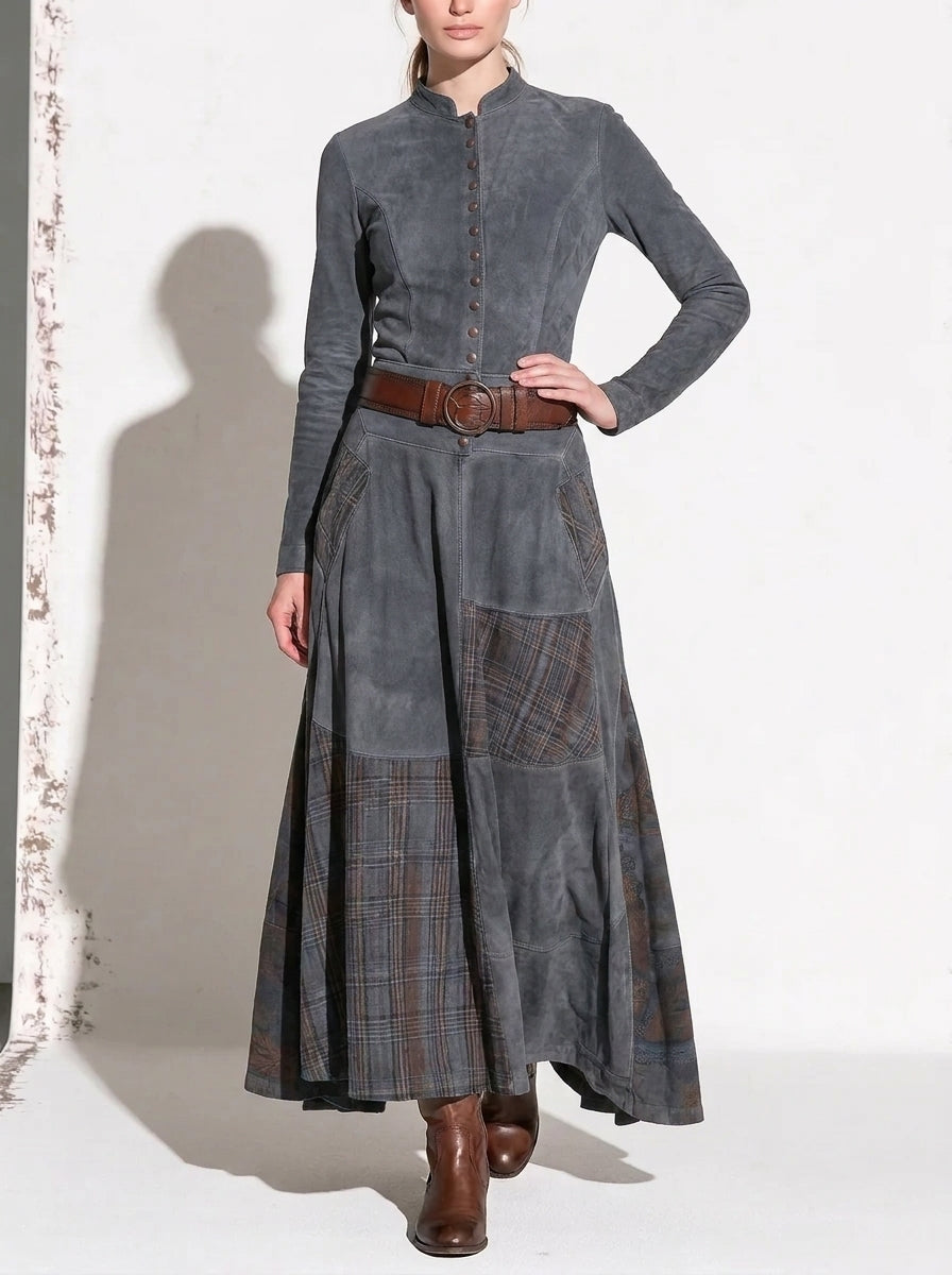 Élise | Robe Maxi avec Ceinture