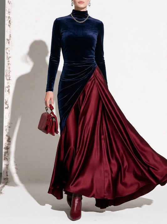 Lucrèce | Robe Longue Bicolore