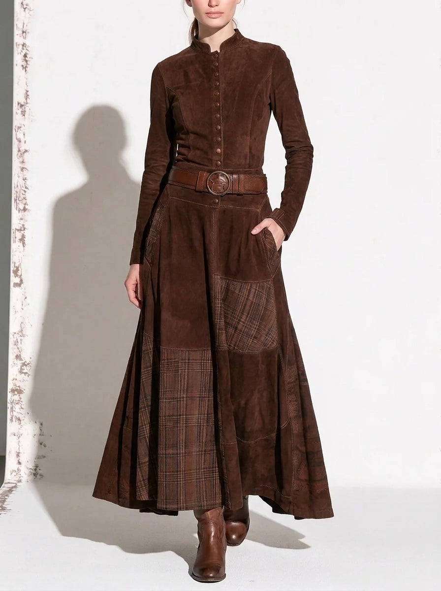 Élise | Robe Maxi avec Ceinture