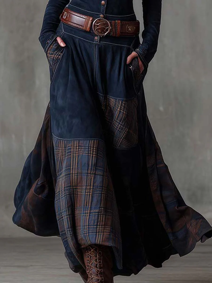 Élise | Robe Maxi avec Ceinture