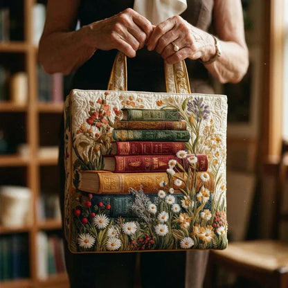 Sac artisanal rembourré - Motif floral