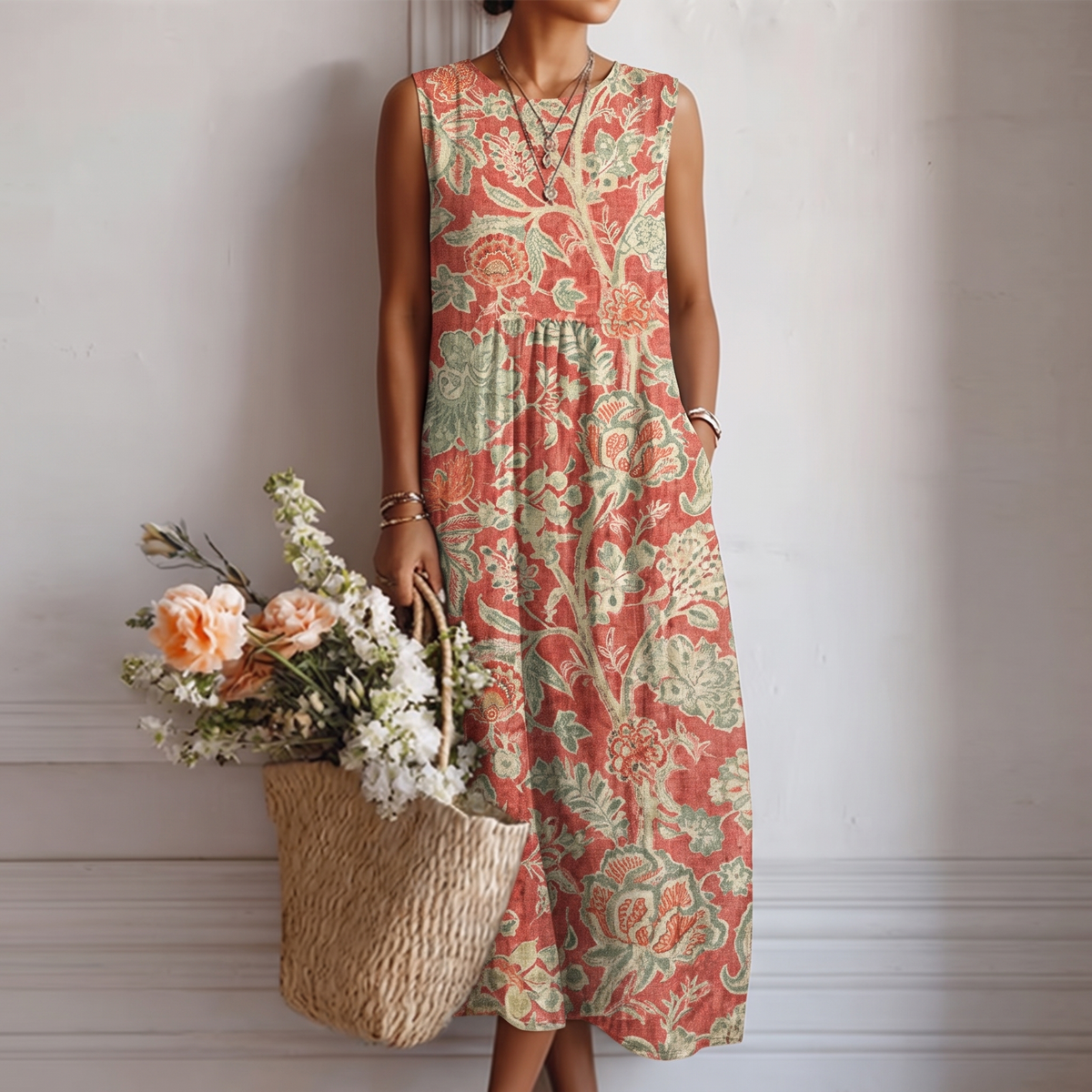 Amandine | Robe Midi du quotidien