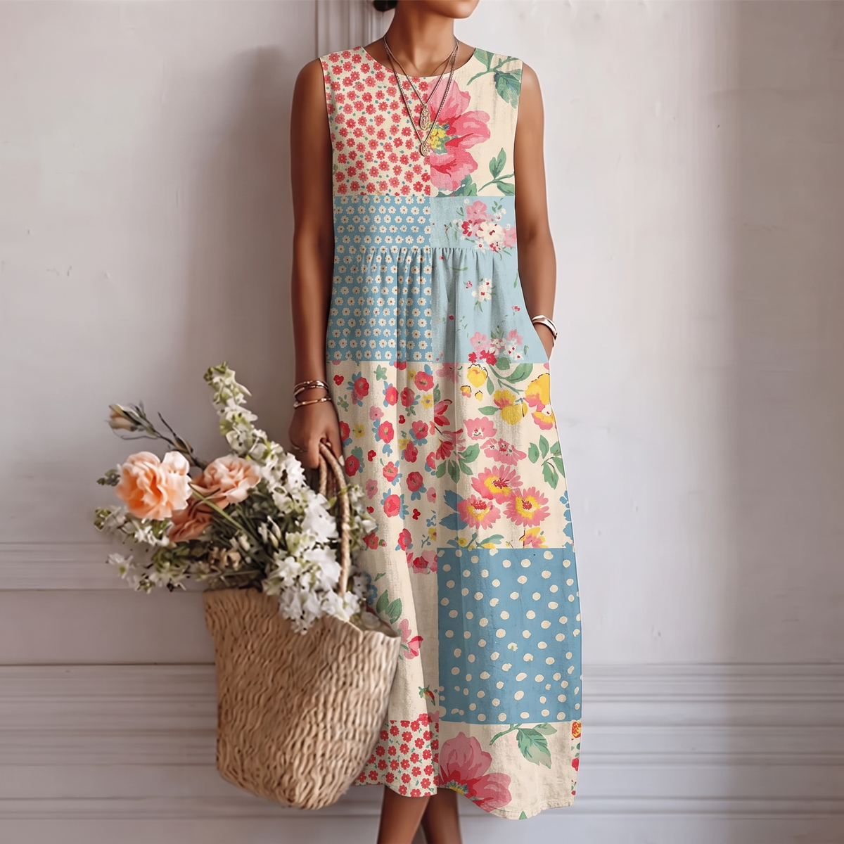 Yolaine | Robe Midi du Quotidien