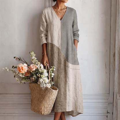 Ambrine | Robe à rayures élégante