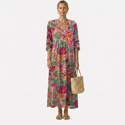 Noémie | Robe à fleurs élégante