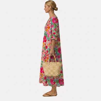 Noémie | Robe à fleurs élégante