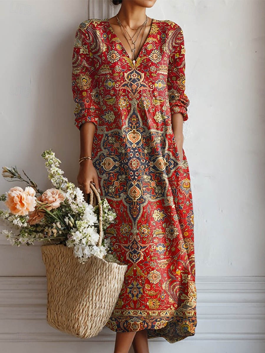 Ninon | Robe longue bohème