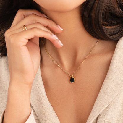 Collier Élégant à Double Rang