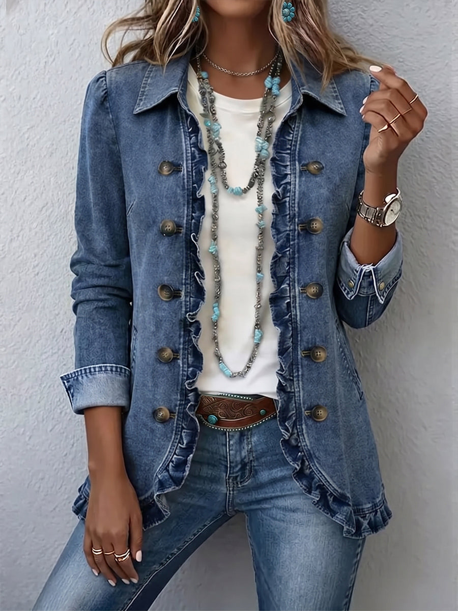Gisèle | Veste à volants