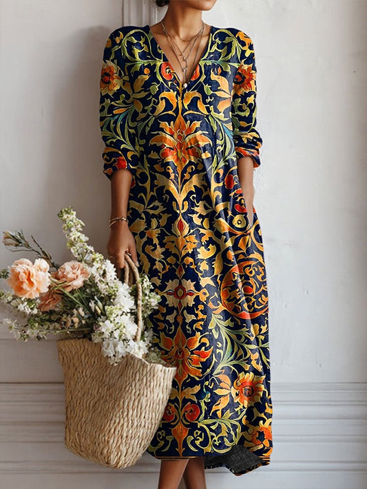 Elvire | Robe longue bohème